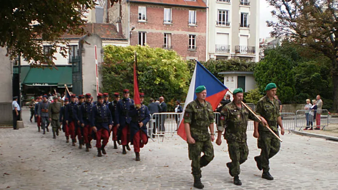 Připomínka 100. výročí založení československých legií v Paříži