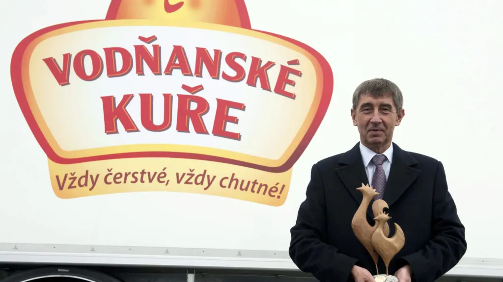 Andrej Babiš otevřel ve společnosti Vodňanské kuře novou líheň kuřat (13. 11. 2013)