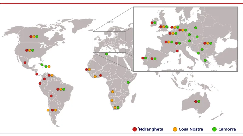 Italská mafie ve světě