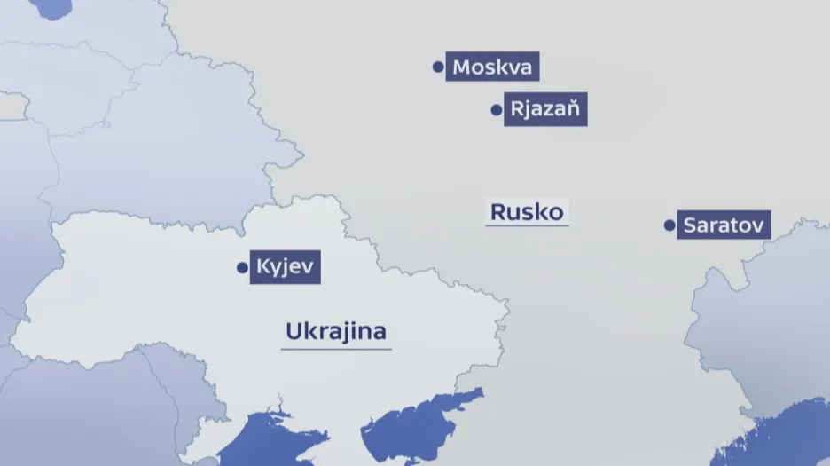Výbuchy na ruských letištích