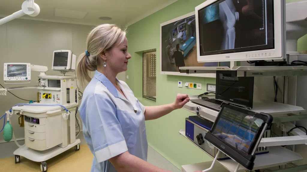 Operační sál v nemocnici ve Vrchlabí