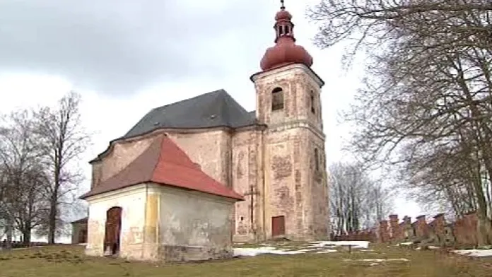 Kostel na Broumovsku
