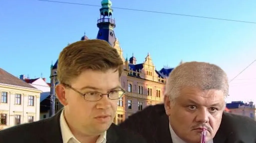 Kandidáti na děkana Jiří Pospíšil a Karol Hrádela