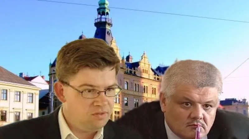 Kandidáti na děkana Jiří Pospíšil a Karol Hrádela