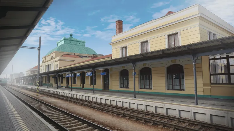 Vizualizace nádraží po rekonstrukci