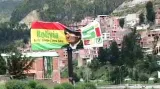 Billboard s bolivijským prezidentem Moralesem