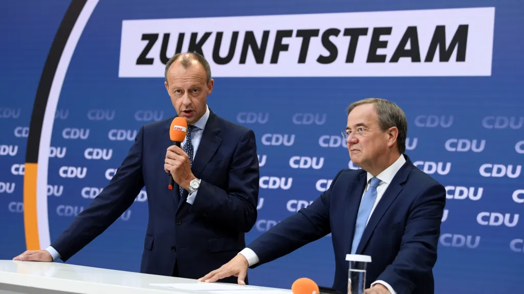 Friedrich Merz a Armin Laschet