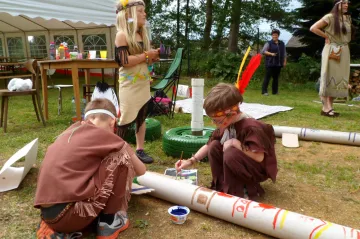 Indiánský rej v Žichlicích na Plzeňsku