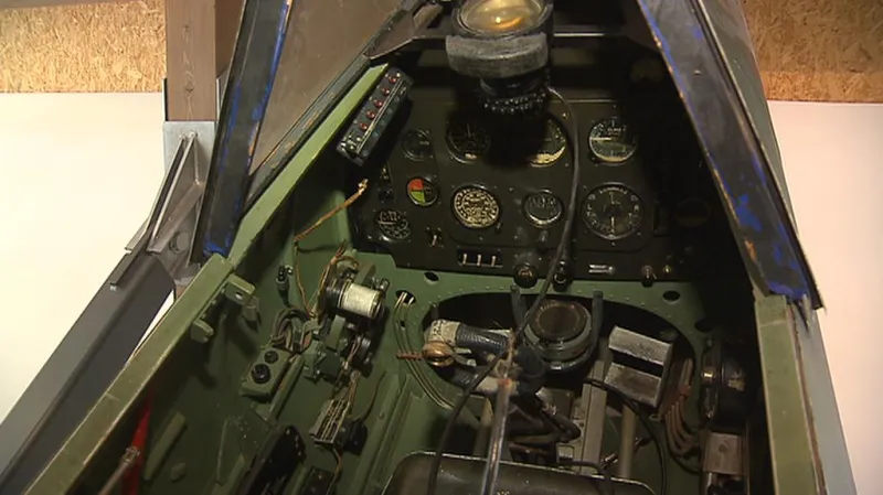 Kokpit stíhačky Spitfire