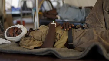 Jeden z uprchlíků z města Fášir