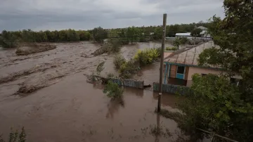 Povodně v rumunské župě Galati