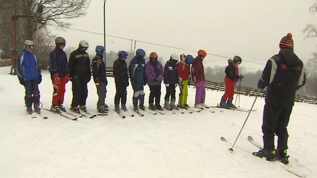 Žáci ZŠ Chyšky na lyžařském výcviku