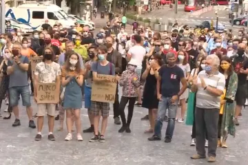 Plagiátorská kauza rozdělila slovenskou koalici, v centru Bratislavy se konala demonstrace