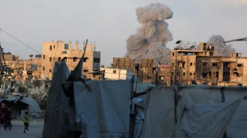 Výbuchy v Gaza City (21. srpna 2025)