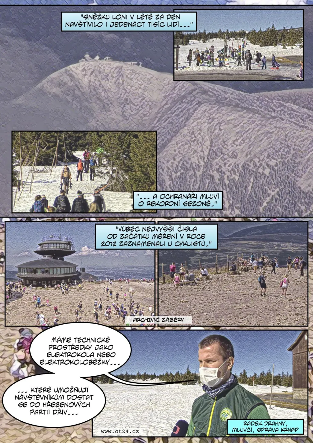 Nový trend turistů. V Krkonoších se loni častěji vypravili na cesty i večer či v noci