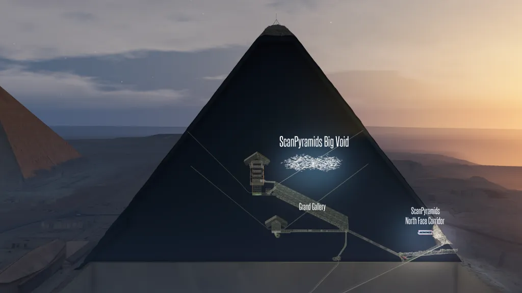 Nový výzkum Cheopsovy pyramidy odhalil neznámý prostor