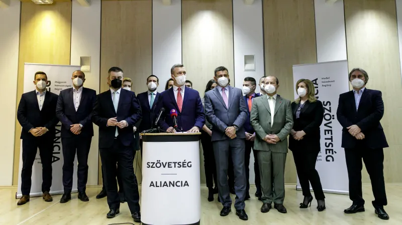 Zástupci strany Aliancia v březnu 2021