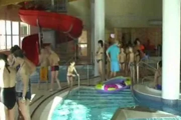 Mikulášská besídka v bazénu