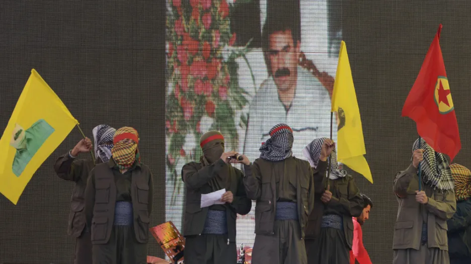 Öcalanovi příznivci v Diyarbakiru