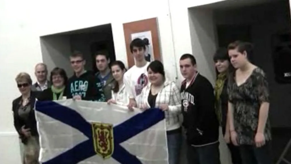 Kanadští studenti v Příbrami