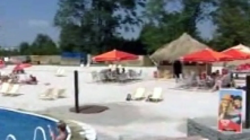 Nepovolená pláž v Plzni