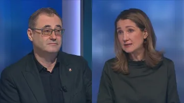 Boris Šťastný (Motoristé) a Gabriela Svárovská (Zelení, klub Pirátů)