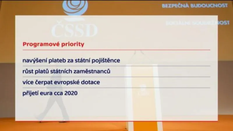 Na sjezd reagoval nejen prezident, ale i opozice