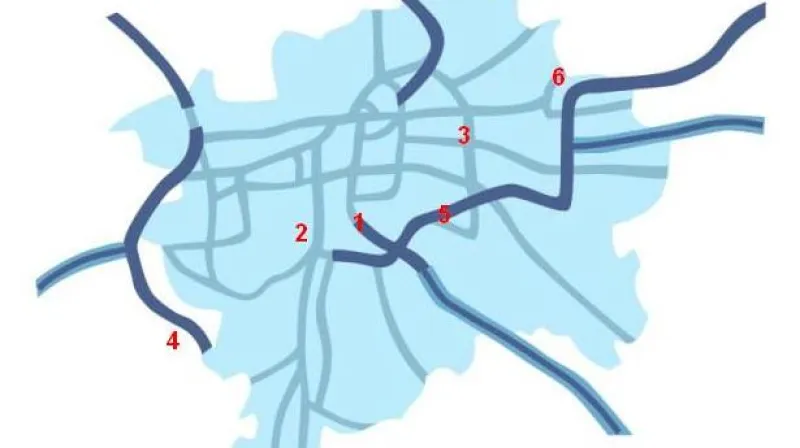 Nejzamořenější ulice v Praze