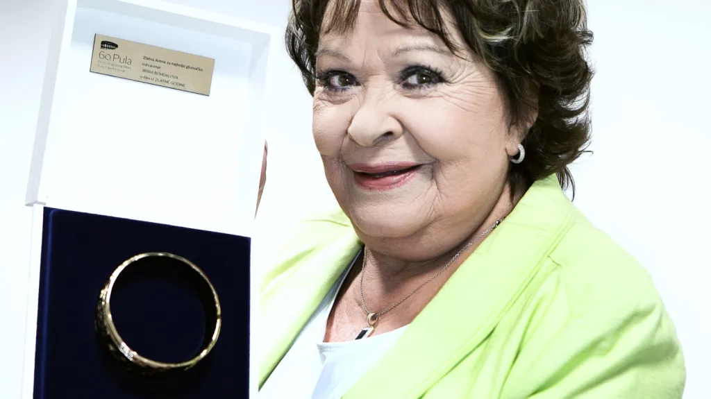 Jiřina Bohdalová převzala cenu Zlatá arena