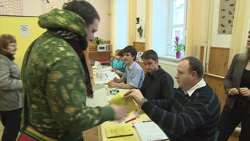 Prezidentské volby v Drnovicích na Blanensku