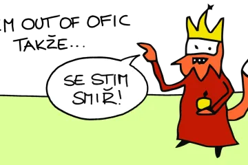 „Sem out of ofic, takže se stim smiř.“ Automatickou odpověď si lze přidat od Hůlové, Rudiše i Oprásků sčeskí historje 