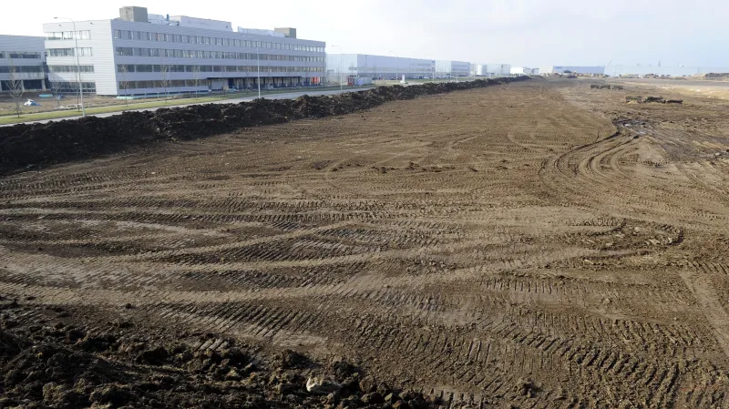 Pozemky nachystané pro Amazaon