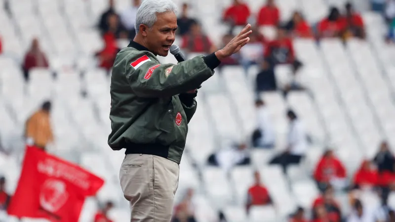 Indonéský prezidentský kandidát Ganjar Pranowo