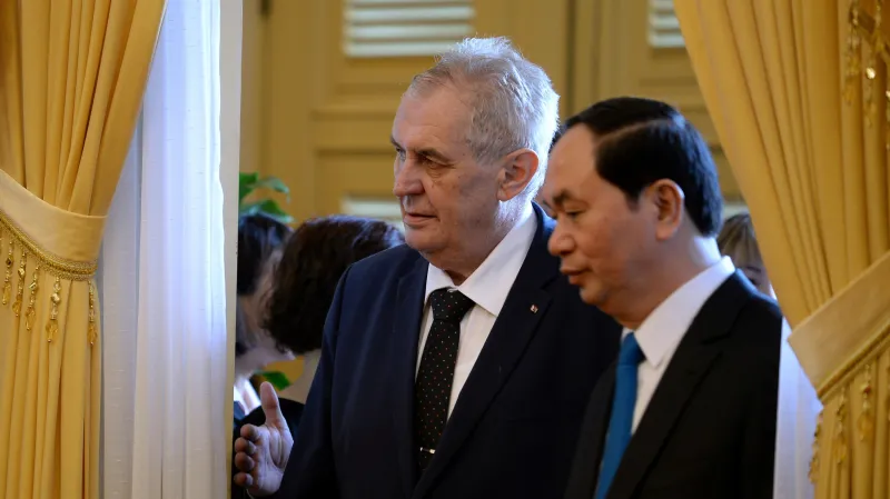 Český a vietnamský prezident