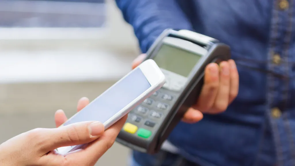 Platba mobilem u obchodníka