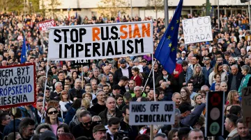 Protestní akce v Bratislavě