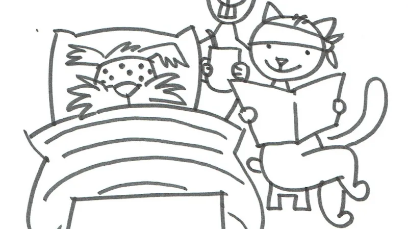 Ilustrace Jaroslava Milfajta k Novému povídání o pejskovi a kočičce