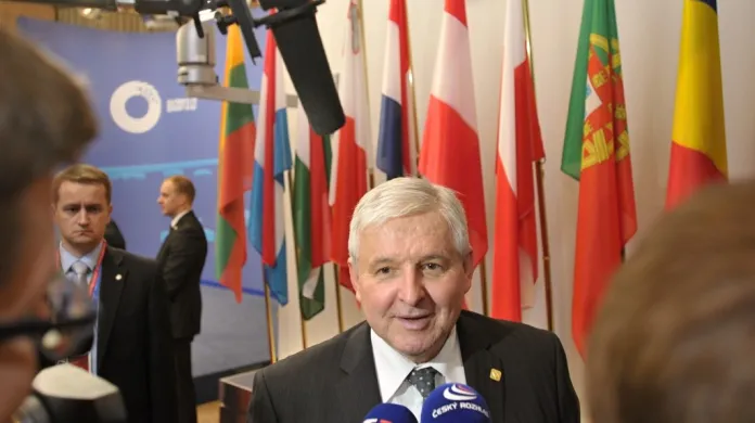 Jiří Rusnok na summitu EU