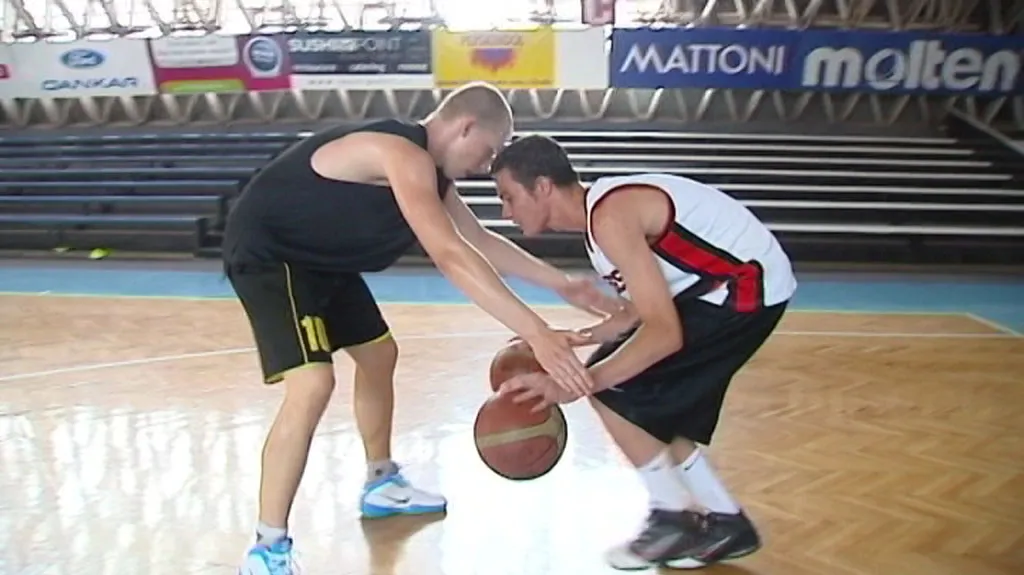 Foto z basketbalového kempu