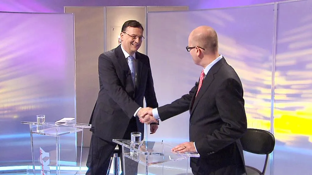 Petr Nečas a Bohuslav Sobotka