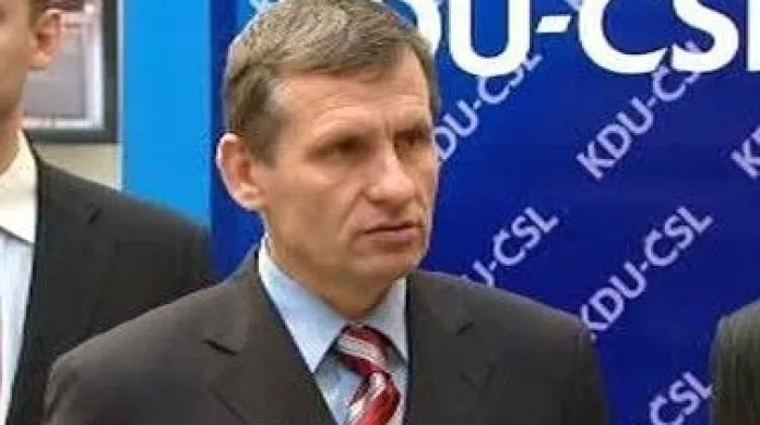 Jiří Čunek na tiskové konferenci k jednání o dočasné vládě