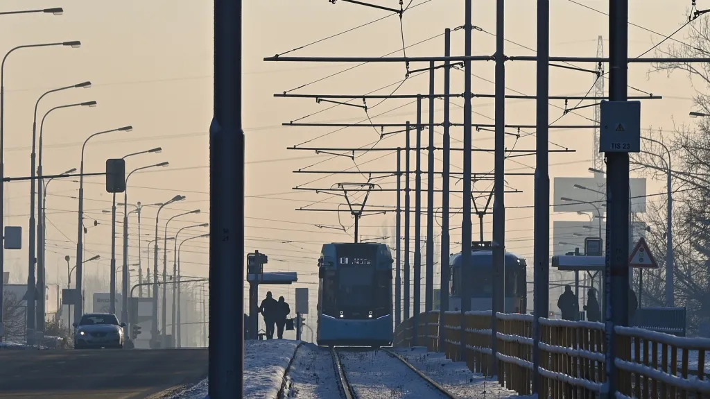 Smog v Ostravě (10.1. 2024)