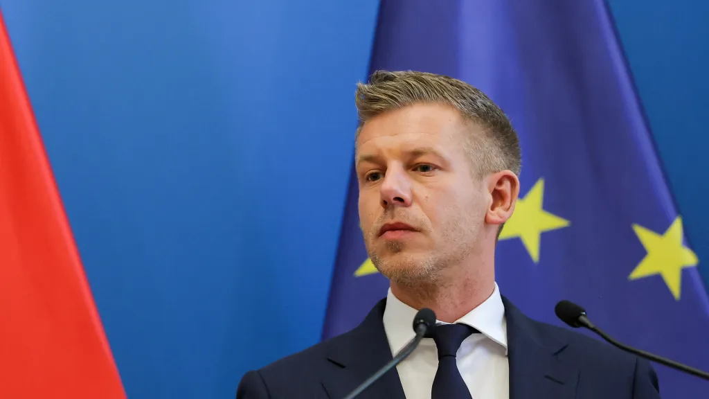 Maďarský premiér Péter Magyar