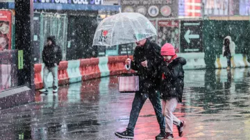 New York na snímku z 22. února 2026