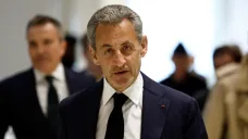 Bývalý francouzský prezident Nicolas Sarkozy u soudu