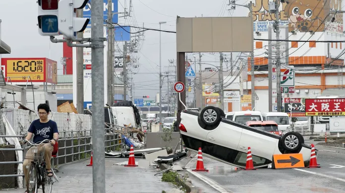 Následky záplav v Japonsku