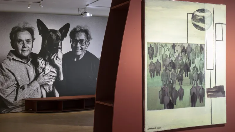 Z výstavy Květa a Jitka Válovy: Cesta předurčená osudem