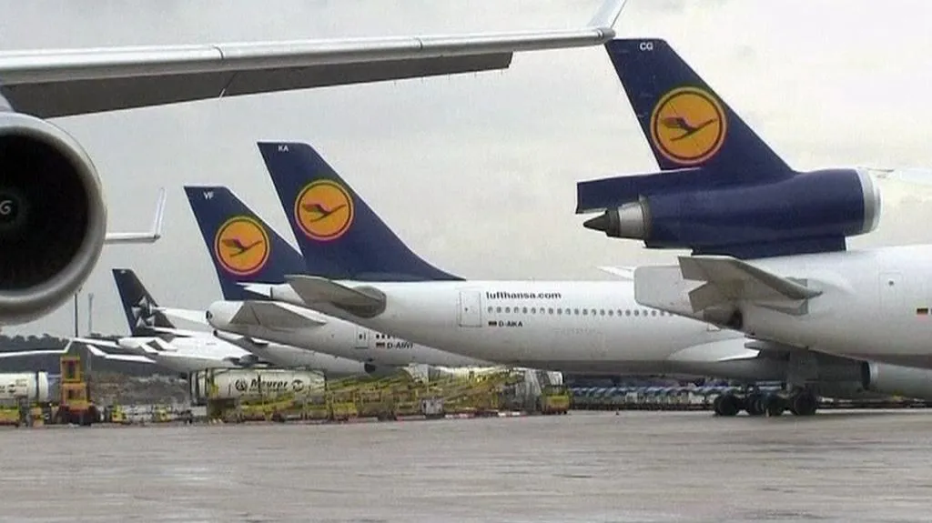 Letadla německé Lufthansy