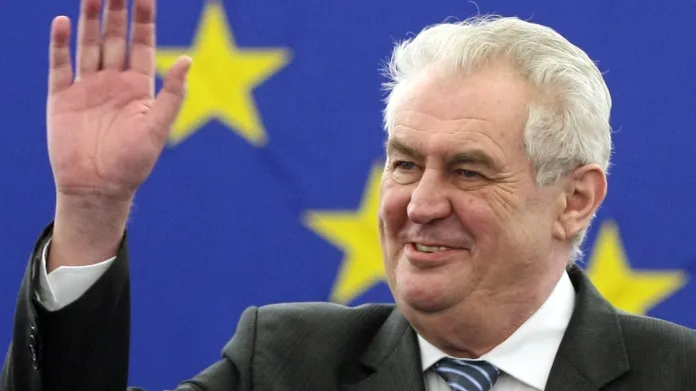 Miloš Zeman v Bruselu