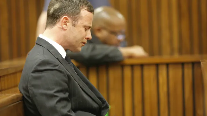 Oscar Pistorius při vynesení rozsudku